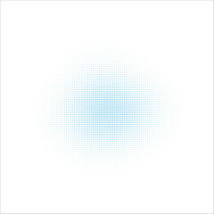 gradient halftone dots background. Pop art template in vector, texture. Vector illustration