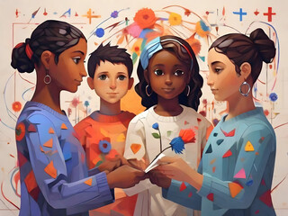 Embrace diversity and promote understanding with our powerful image capturing the essence of International Day of Tolerance. Celebrate unity and acceptance.
