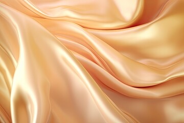 A Luxurious Abstract Background - Wavy Folds of Silk Texture for Captivating Visuals