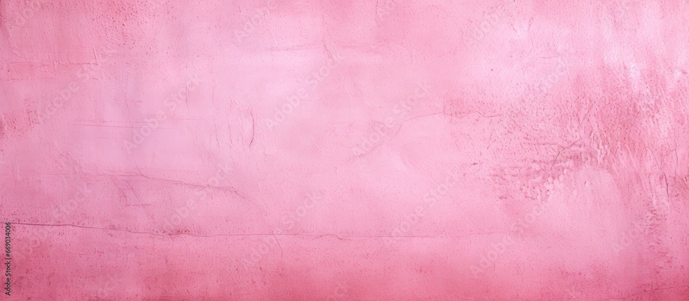 Poster pink wall texture is suitable as a background for texture