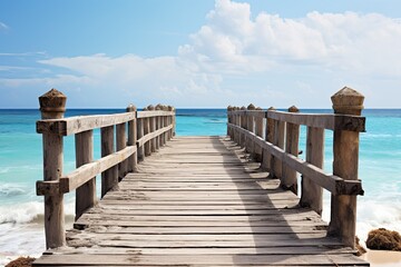 Breathtaking Beach Bridge: the Ideal Vacation Destination Leading to the Sea