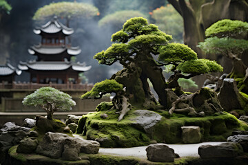 japanese bonsai garden