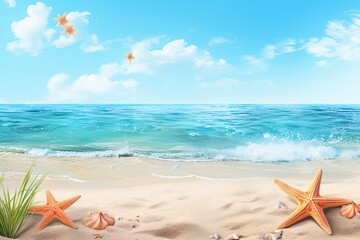 Beach Theme Background: Unleash the Epitome of Summer with Vibrant Coastal Vibes