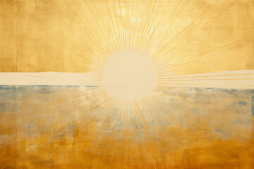 Abstract Sunrise Painting 2