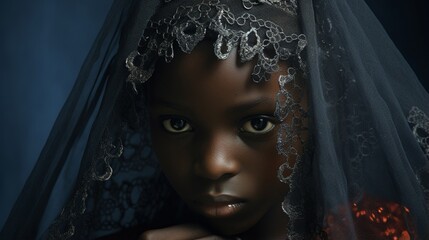 an image highlighting the issue of child marriage and its effects on children.