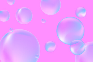 Modern realistic water bubbles, great design for any purposes.