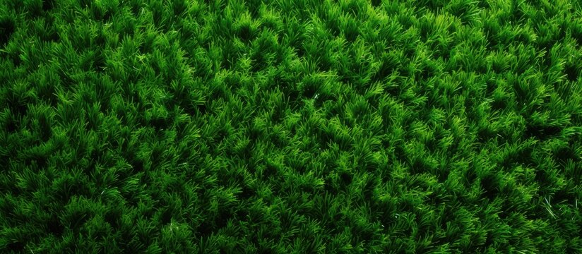 Artificial grass with a natural green background