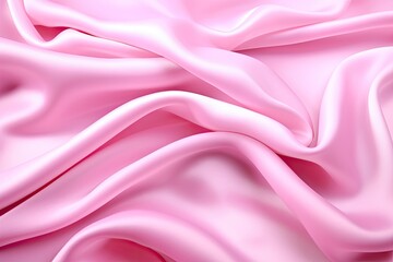 Obraz premium Pink Prestige: Elegant Silk Valentine Day Background in Smooth Pink � Stunning and Serene