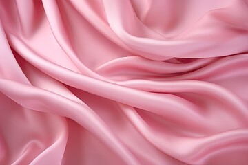 Romance in the Air: Smooth Pink Silk - A Perfect Valentine's Day Background