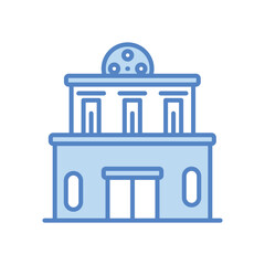 Theater icon isolate white background vector stock illustration