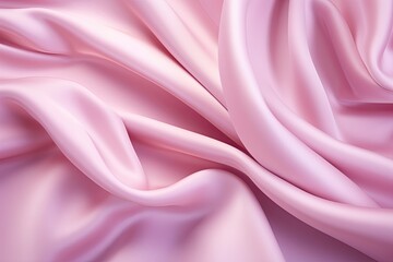 Valentine's Day Luxe: Smooth Pink Silk Texture Creates a Luxurious Background
