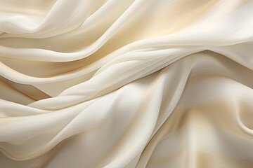 Fototapeta premium Waves of Luxury: Liquid-Like Wave Folds Enhance the Opulence of Luxurious Cloth