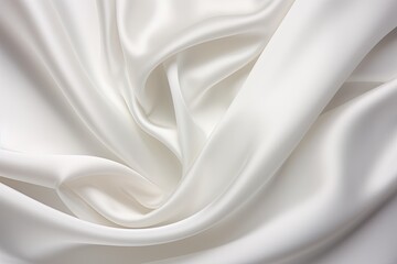 Obraz premium Wedding Whites: Elegant Silk Cloth - Smooth and Stunning White Fabric for Unforgettable Weddings