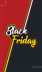 Black Friday sale vector template. black Friday typography. Black Friday banner.
