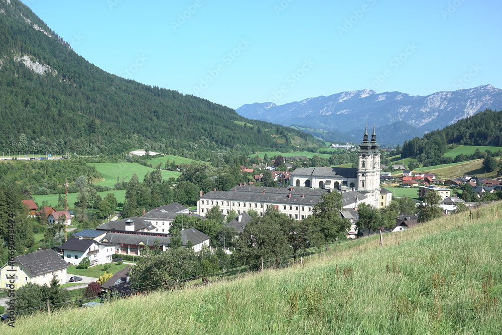 Poster spital am pyhrn mit stiftskirche