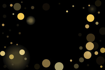 Gold glitter confetti, great design for any purpose. Party decor.