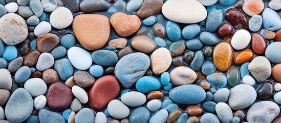 Clear water with pebbles in the background
