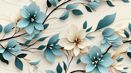 Blossoming Aesthetic Floral Wallpaper Collection - Generative AI