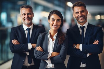 portrait of business team