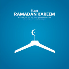 Ramadan Kareem creative design for social media poster. Ramadan Kareem Background Design.