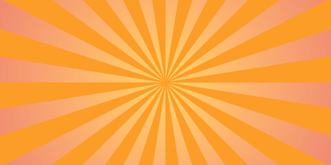 Abstract background with rays. Colorful sun rays sunburst pattern background. Abstract comic colorful vintage background. pop art cartoon style, sunlight, sunburst background.