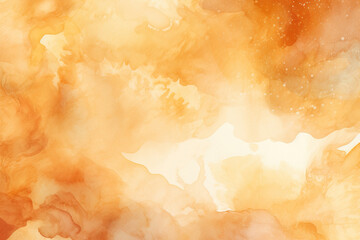Sweet toffee watercolor wash, a deliciously warm background - obrazy, fototapety, plakaty