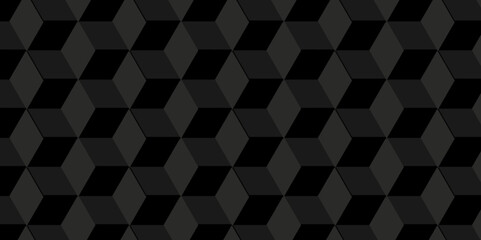 Abstract black and gray geometrics grid patterns square style minimal blank cubic. Geometric pattern illustration mosaic, square and triangle wallpaper.