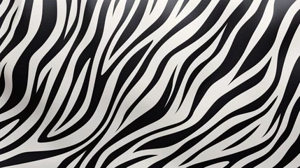 Poster Im Rahmen seamless zebra pattern  © Muhammad