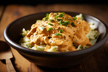 sian cabbage cole slaw with peanut sauce