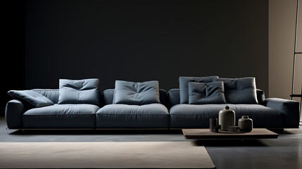 A sofa, Popularity style, minimalist style, cassina, italia style, Modular, with wide armrests, simple style