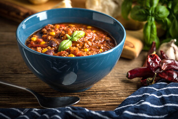 Mexican chili con carne.