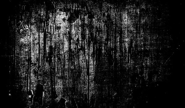 Grunge style black frames overlay on abstract background. Royalty high-quality free stock image of Black grunge texture. Dirty, damaged backdrop. Design for poster, book cover, horror backgrounds