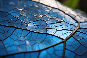 An innovative futuristic solar panel designed in the likeness of an organic leaf, offering a sustainable solution to ecological problems through the harmonious integration of technology and nature