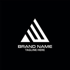 Letter W professional logo design concept. Vector Template logo