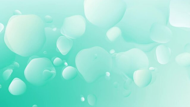 green mint oxygen bubbles underwater motion texture cg abstract background