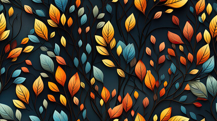 Autumn's Aura: Wallpaper Inspiration - Generative AI