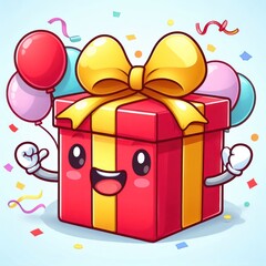 gift box with ribbon