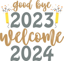 Fototapeta premium happy new year svg design