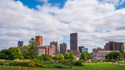 Fototapeta na wymiar View of Downtown Saint Paul, Minnesota