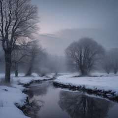 Obraz na płótnie Canvas Winter Wonderland Revealed: Journey Through the Enchanted Beauty of Snowy Splendor!