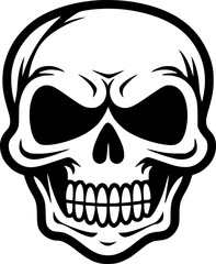 Fototapeta premium Halloween | Minimalist and Simple Silhouette - Vector illustration