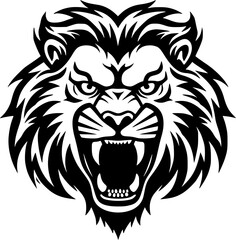 Fototapeta premium Lion - Minimalist and Flat Logo - Vector illustration