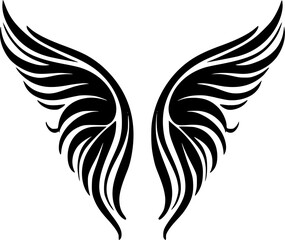 Obraz premium Angel Wings - Minimalist and Flat Logo - Vector illustration