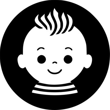 recommend clip art: Baby - High Quality Vector Logo - Vector illustration ideal for T-shirt graphic