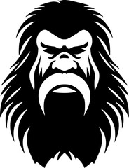 Bigfoot - Minimalist and Flat Logo - Vector illustration