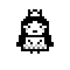 ドット絵のキャラ(お姫様)