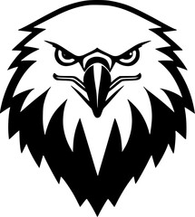 Eagle - Minimalist and Flat Logo - Vector illustration