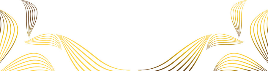 Obraz premium golden floral decoration