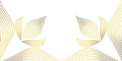 golden floral decoration