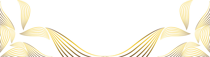 golden floral decoration